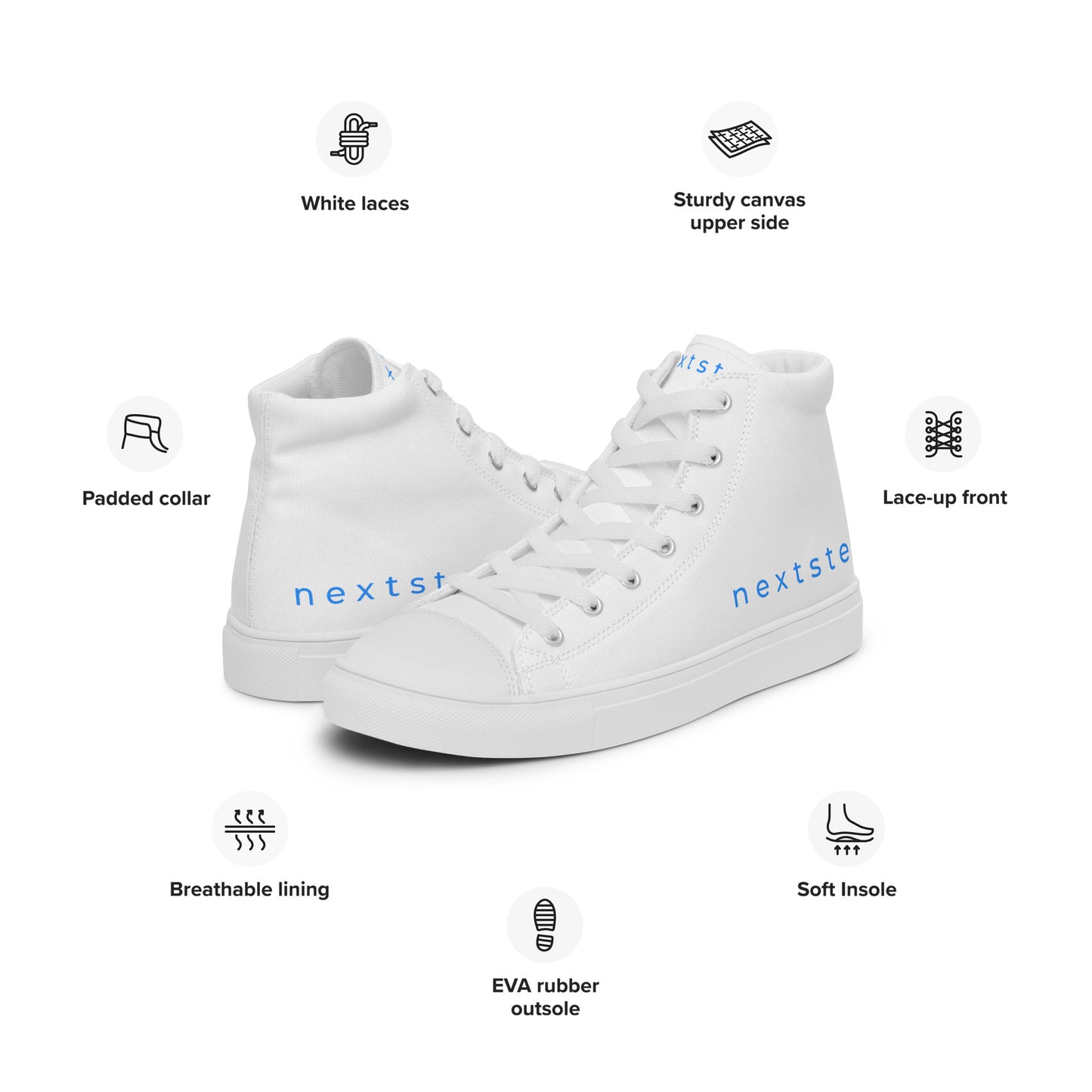 women's high top canvas shoes